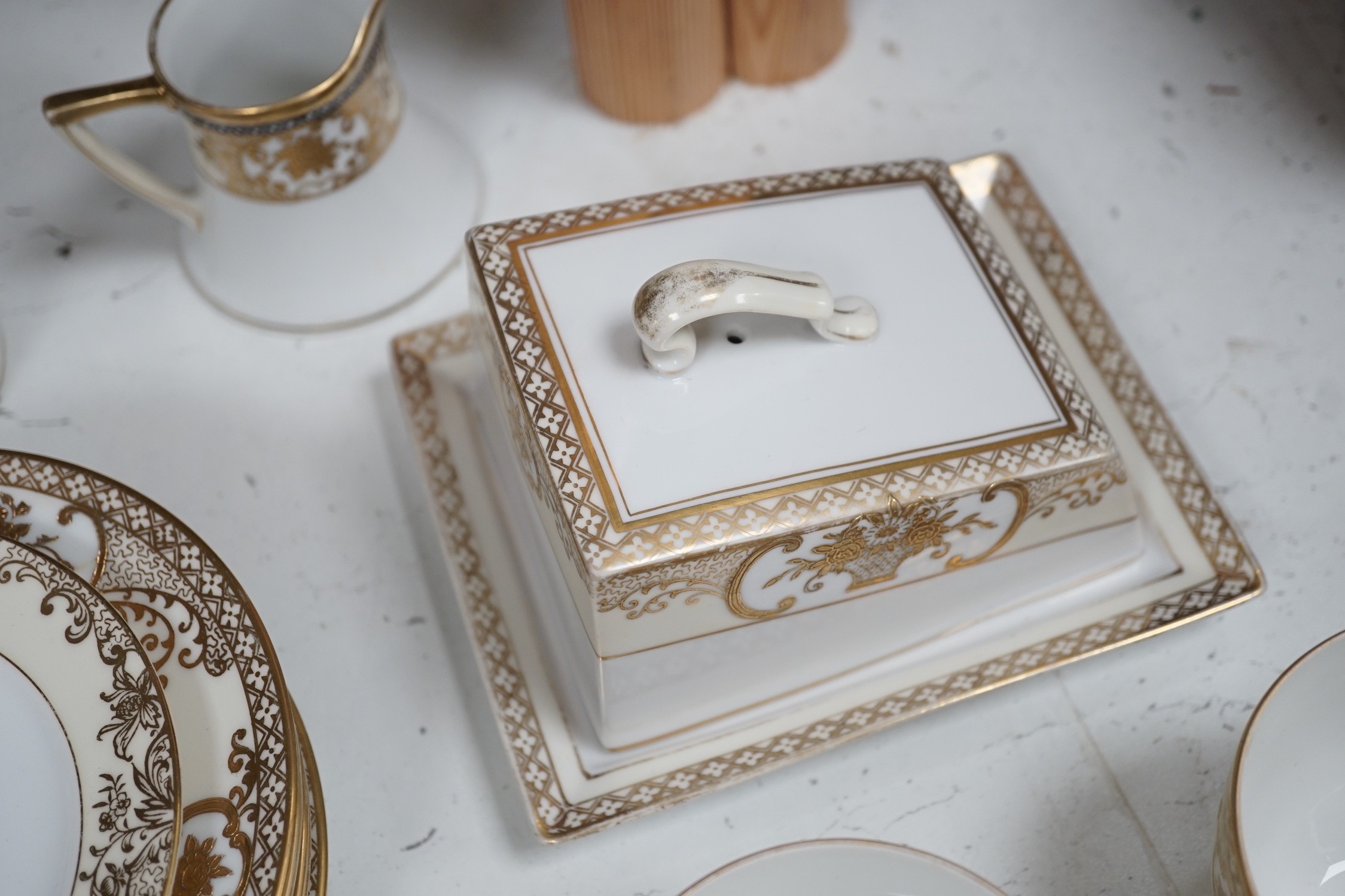 A Noritake tea and coffee set, pattern number 44318